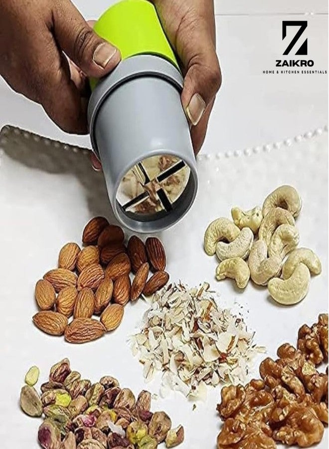 ZAIKRO ONE Dry Fruit and Nut Cutter Slicer for Kitchen | Manual Chopper for Almond, Cashew, Walnut, Pista | Handheld Dry Fruit Slicing Tool for Home, Cooking & Gifting - Image 5